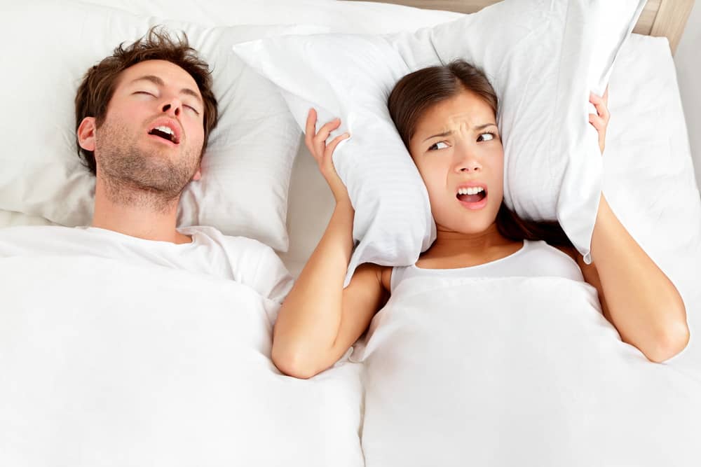 couples sleep snoring
