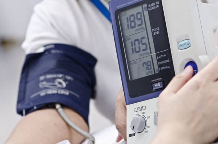 high blood pressure during fasting