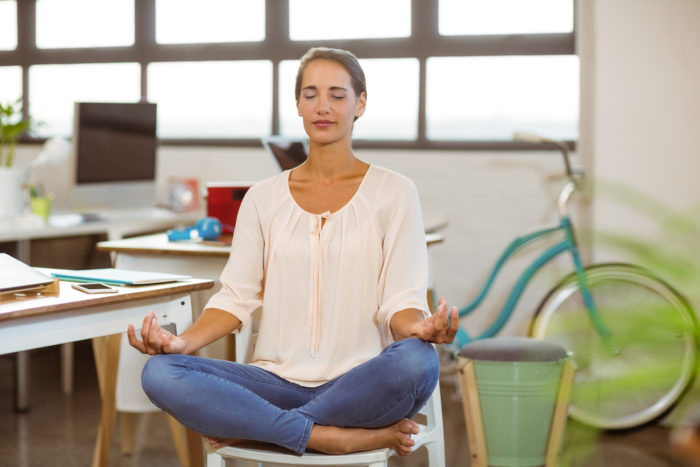 yoga poses while sitting