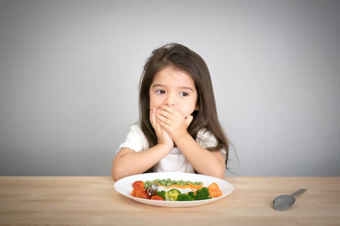 children have difficulty eating when they are sick