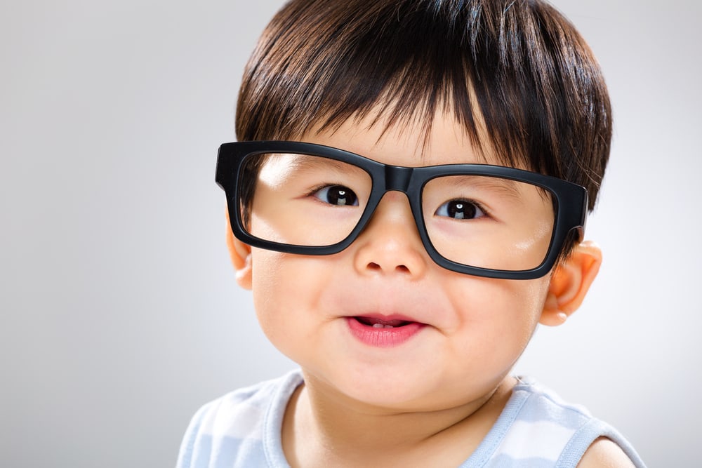 children wear glasses