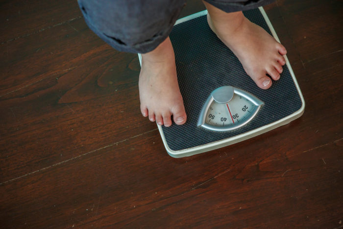 body weight rises during puberty