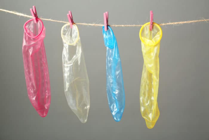 condoms are used twice