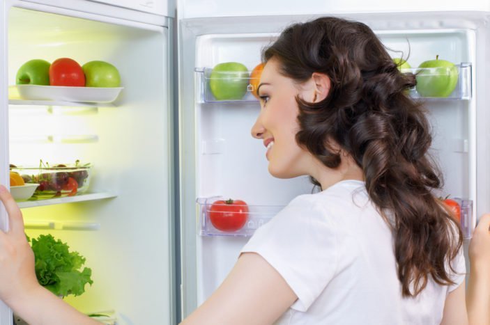 food may not enter the refrigerator