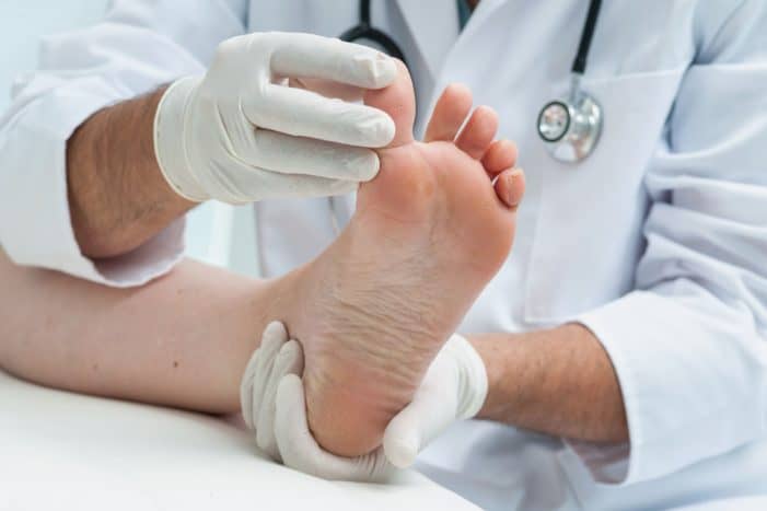 detect disease from the foot