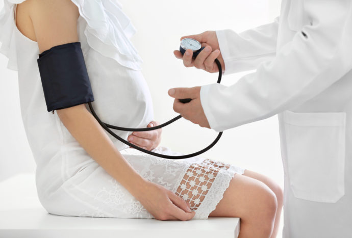 controlling the blood pressure of pregnant women
