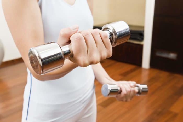dumbell sports for arm muscles