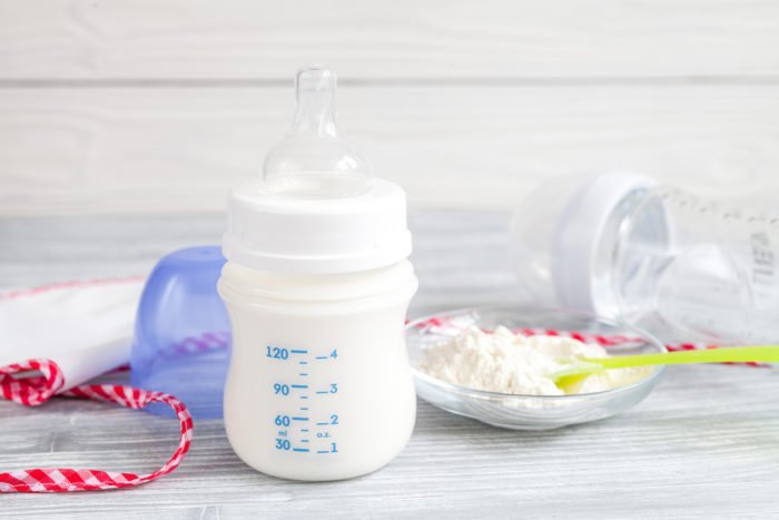 how much formula milk for babies