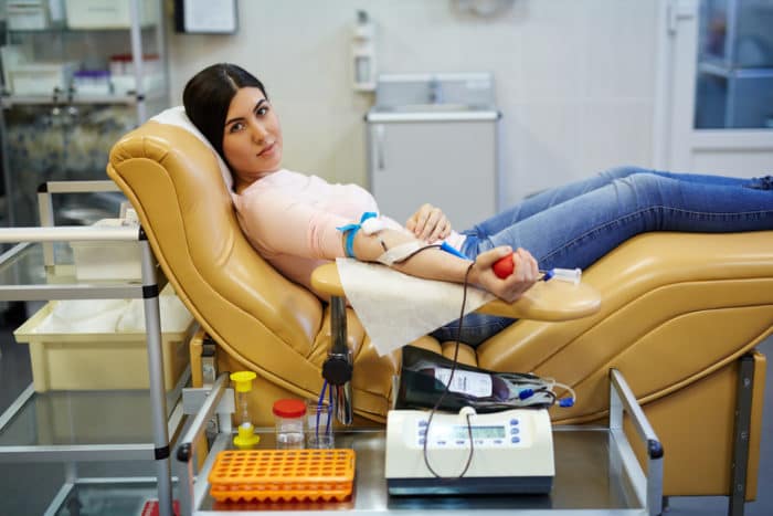 drink water before blood donation