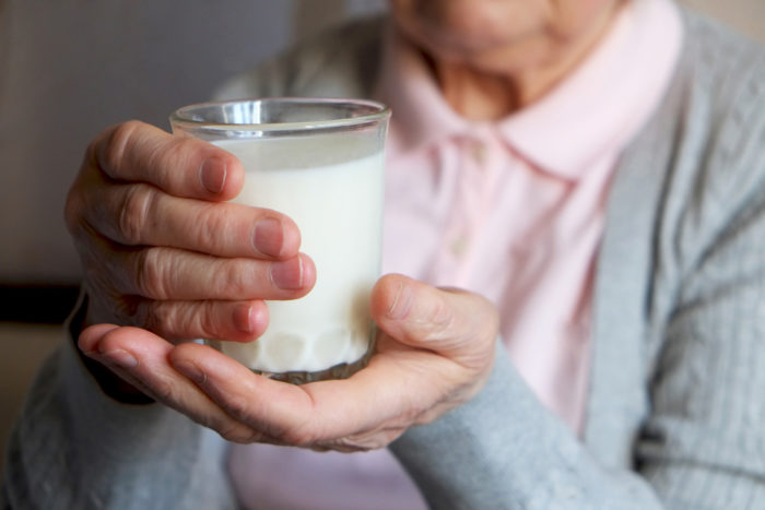 do you need elderly people to drink milk